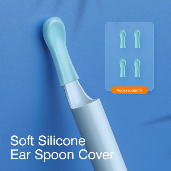 Electric Earwax Remover with Wireless Otoscope Camera and Rechargeable Battery