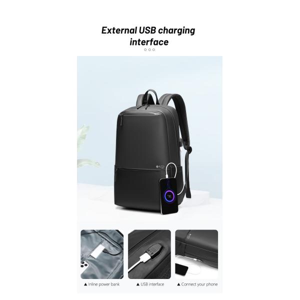 1680D Waterproof Anti Theft Laptop Backpack
