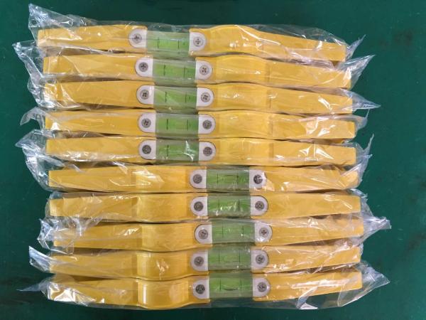 Shrockproof Bubble Spirit Level Scaffolding Tools , Aluminium Magnetic Scaffolder Level