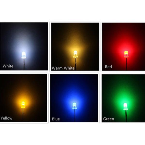Water Clear SMD Light Emitting Diode , Round Top Multi Color LED Diode