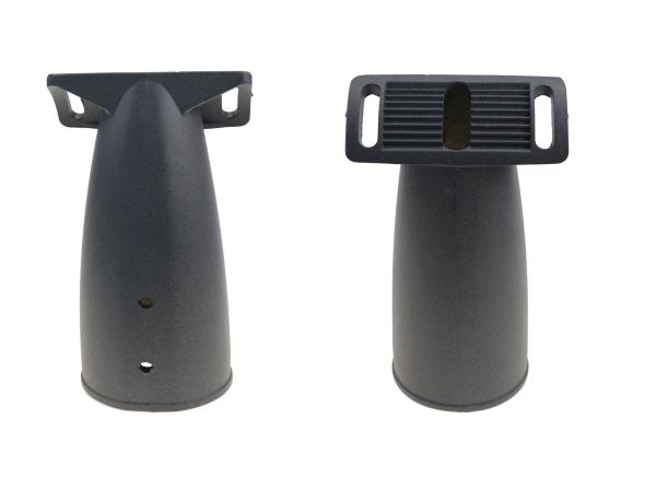 aluminium d'adaptateur de réverbère de support de 60mm Polonais avec des vis d'acier inoxydable