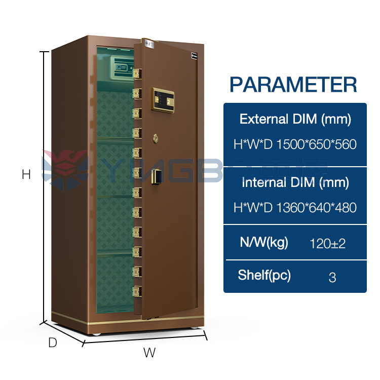 Durable Finish Security Office Safe Box OEM And ODM Brand Customization Dual Power Home Safe