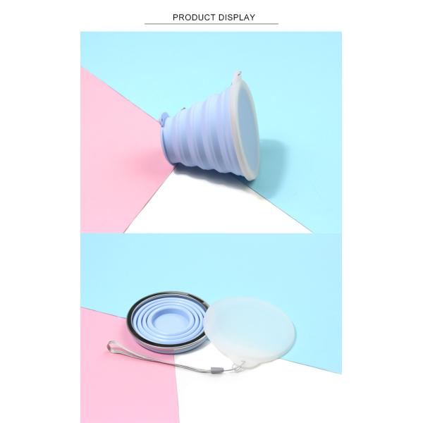 LFGB Standard 81g 270ML Collapsible Silicone Coffee Cup