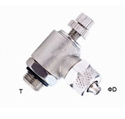 4mm - 16mm Brass One Touch Push-in Fitting Slot Type , Pneumatic Tube Fittings