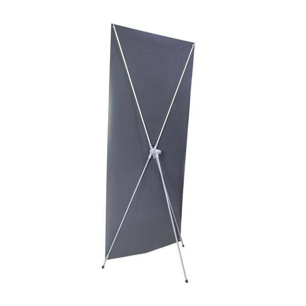 Eco-Sovlent  Satin Grey Back PET Film 350mic/450GSM for X Banner / display/ Roll up Banner stand