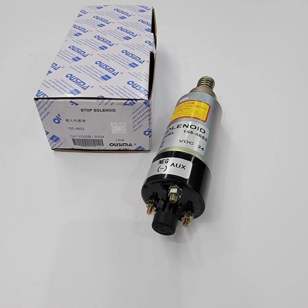 155-4652 клапан соленоида 24vdc, соленоид стопа двигателя дизеля для  E320B E325B