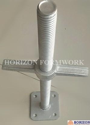 China Screw jack base, Galvanized jack base, U-head, Universal jack base