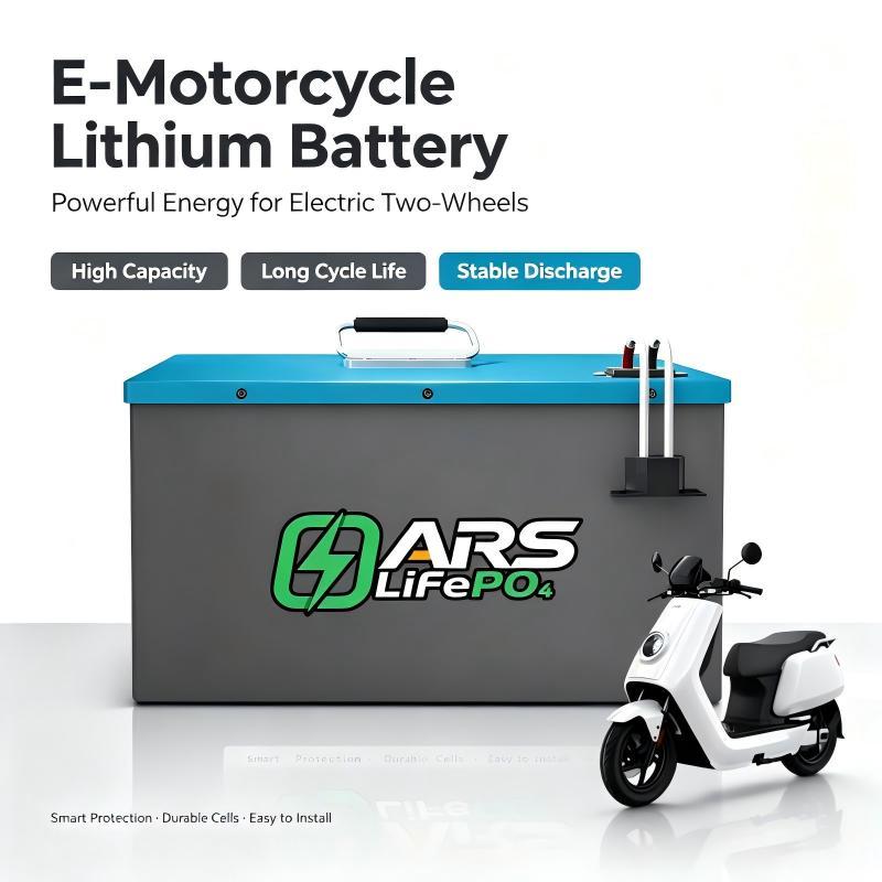 Road Electric Motorcycle Battery 52V 180Ah Long Range Endurance