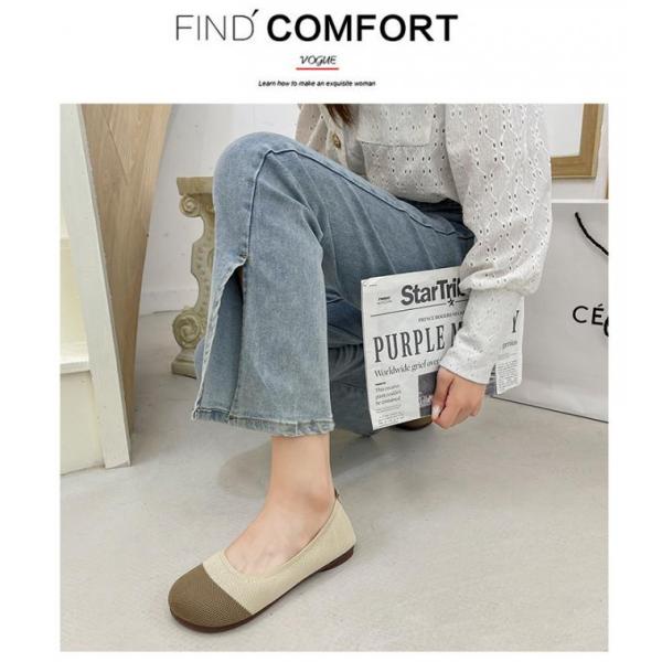 Элегантные круглые туфли для ног, удобные для женщин всех сезонов