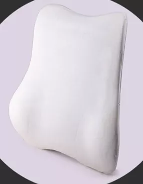 Car Lumbar Support Back Cushion Headrest Neck Pillow Kit for Seat Cushion Memory Foam