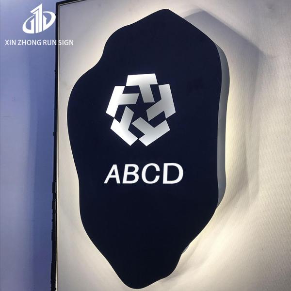 Wholesale Restaurant Outdoor Signs Stainless Steel Led  Hollow Out Light Box