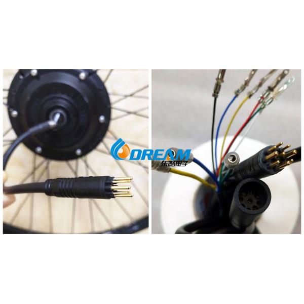 Electric Bike 9 Pin Connector , Customized Male/Female Motor Cable Connector