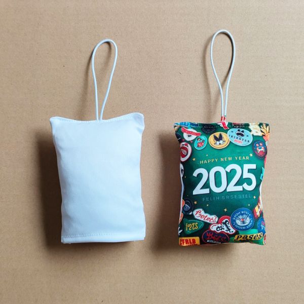 Double Sided Polyester Sublimation Car Air Freshener Blank Creative Car Hanger