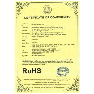 Guangzhou Huikang ( Fitkang ) Electronic Technology Co., Ltd Certifications