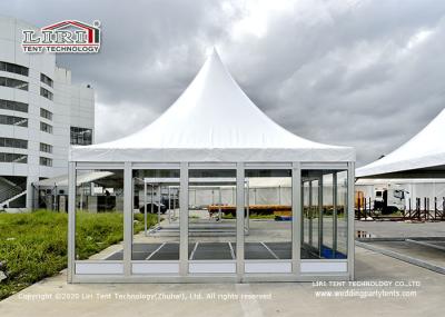 UV Resistance Cafe Shop Aluminum  2.5m 5X5M Gazebo Canopy Tent
