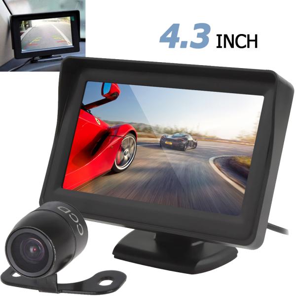 4.3 Inch TFT Screen Car Rear View Monitor 640x480 Resolution 430DA-C1