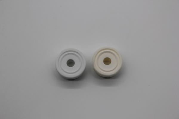 Polishing Alumina Parts Thermal Stability Textile Ceramic Eyelet Grooved Yarn Guide