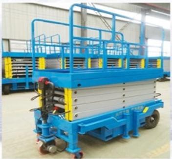 300 kg 12 m Elevador móvel de tesoura para o céu Plataforma de elevação hidráulica e andaimes com CE
