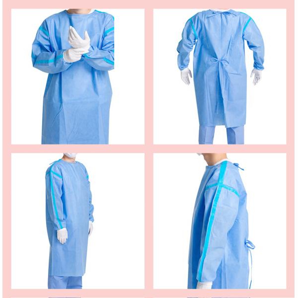 L-XXXL 45 Grams Non Sterile Disposable Isolation Clothing