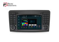 Mercedes Benz ML 350 W164 2005-2012 GPS Car Car Wireless Carplay Com Botões Físicos