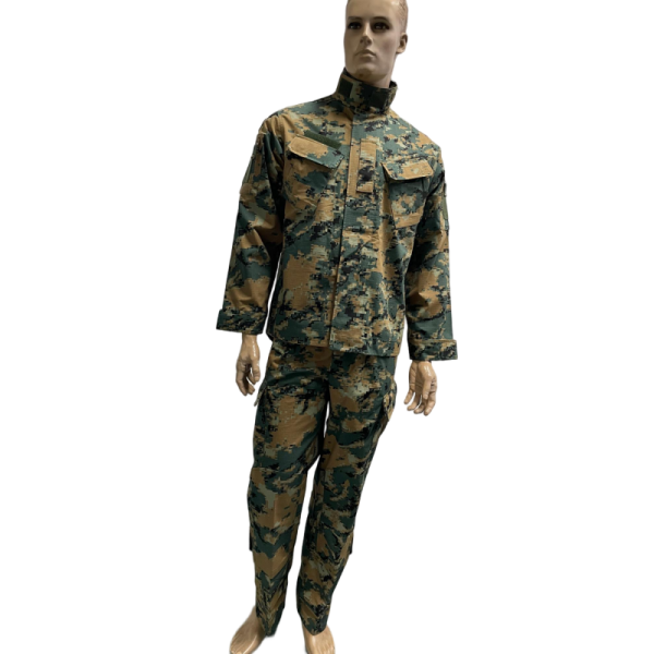Digital Camouflage Wear-Resistant Outdoor Tactical Training Uniform Camo Jacket