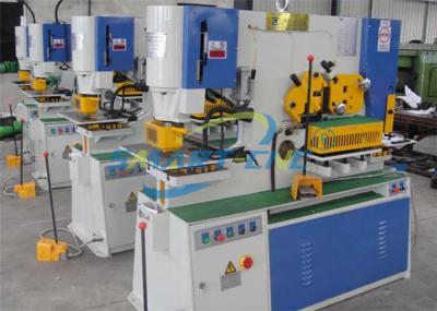 60 Ton Hydraulic Ironworker Machine , Industrial Ironworker For Sheet Metal