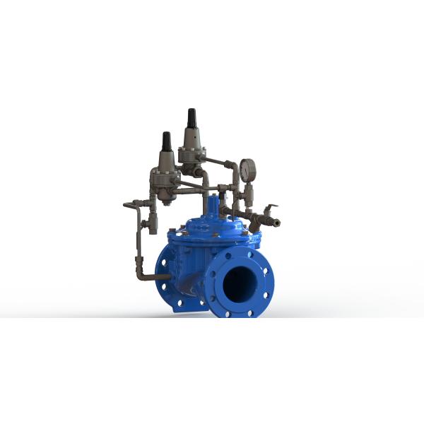 Surge Anticipating Valve with Flange End Connection EPDM Diaphragm and Manual Actuation for Water Systems