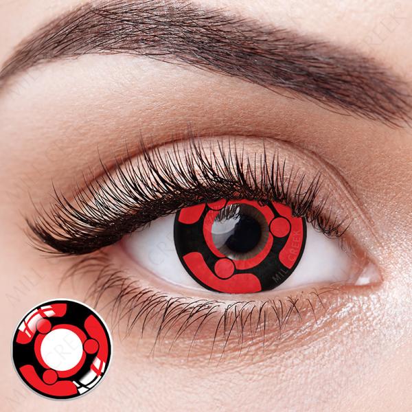 KSSEYE Halloween Crazy Yearly Cosplay Anime Sharingan Contact Lens 140 Models For Dark