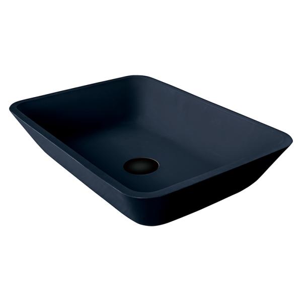 Закаленная стеклянная черная раковина шара таза мытья 12mm цвета кисловочная Matt встречная верхняя