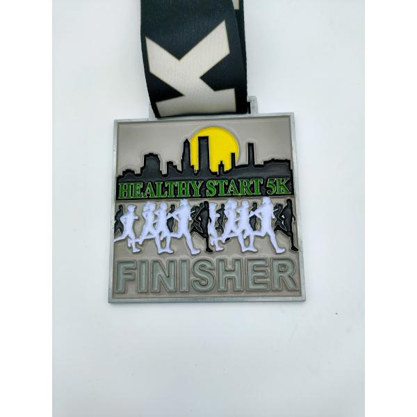 ODM Zinc Alloy Medal Gymnastics Medals Double Side 105mm X 50mm X 3mm