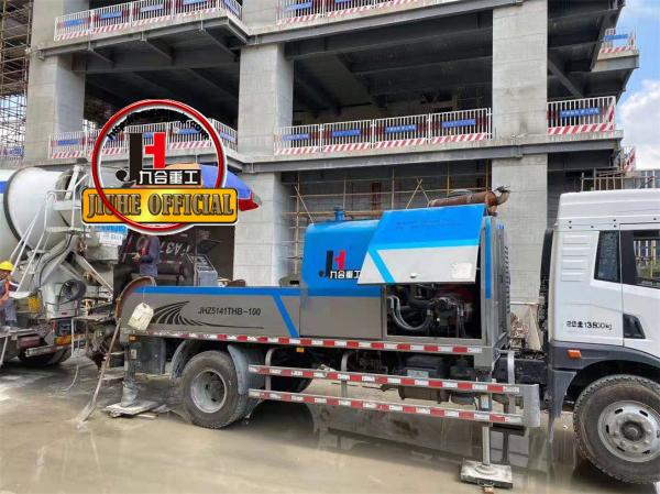 JIUHE HBC100 Truck Mounted Concrete Line Pump For Sale