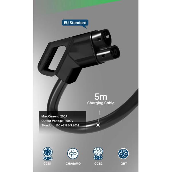 180KW 240KW 360KW 480KW 600KW  Mobile DC Fast Charger With OCPP 1.6J