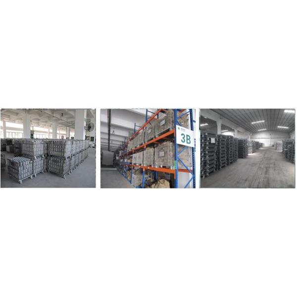 Galvanized Metal Folding Wire Container For Spare Parts Storage 50x100mm