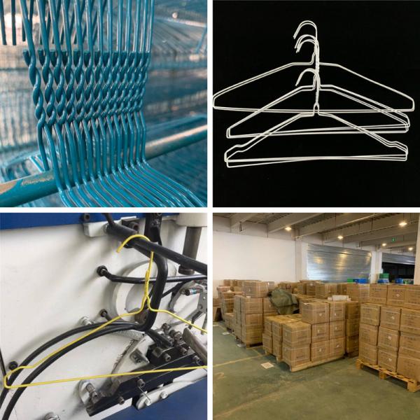 Dry cleaner 1.9mm Laundry Wire Hanger Customized Color Electrostatic Spraying