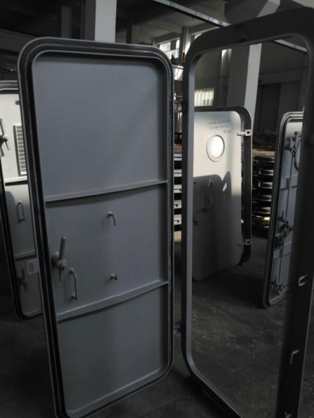 Porte d'ouverture en acier marine étanche aux intempéries avec une seule poignée
