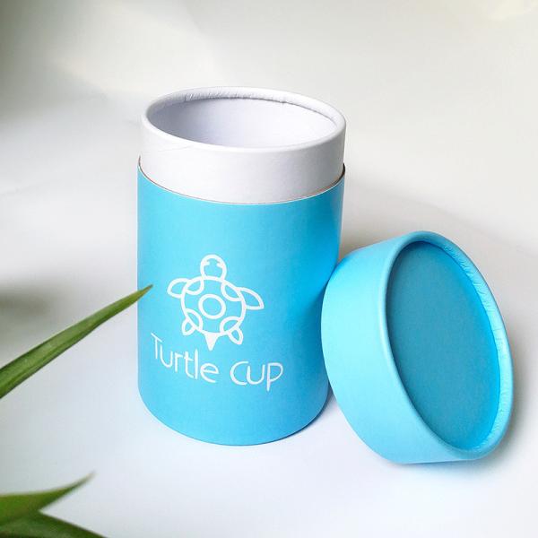 Recycled Practical Cylinder Coffee Packaging , Ultraportable Cardboard Roll Packaging
