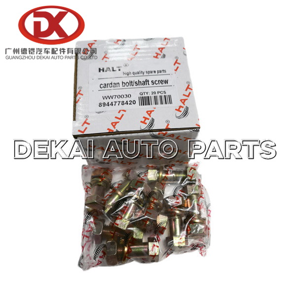 ISUZU Transmission Parts Cardan Bolt Shaft Screw 8944778420 Mxa5r Myy5t Mzz6u
