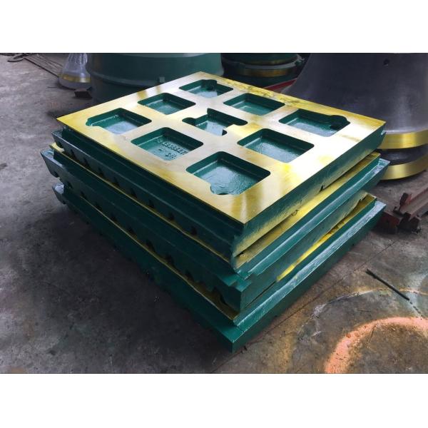 C125 Jaw Crusher Wear Part HRC58 HRC63 Hardness Jaw Plate for Impact Crusher in Mining