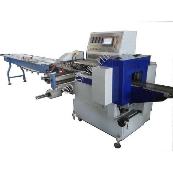 CPP Automatic Flow Wrap Packing Machine Stacked Towels Multi Layer Drink Packing