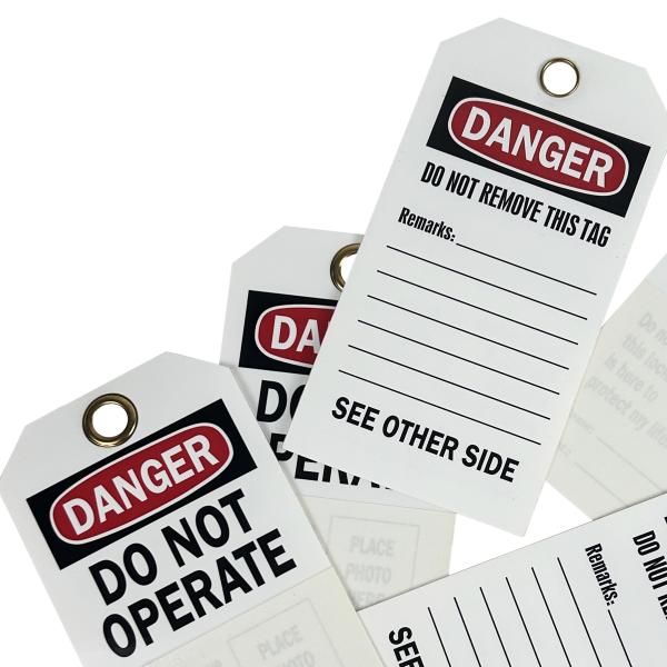 Промышленный защитный пластиковый ярлык на заказ для эффективности брендинга