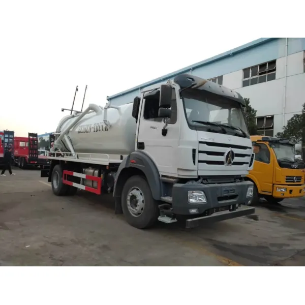 High-Capacity 15000L Municipal Vacuum Sewage Truck for Sale