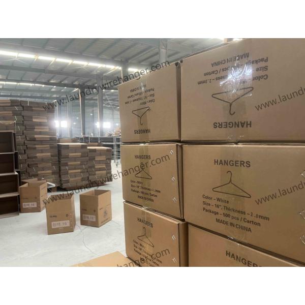 Low Carbon Steel Powder Coating Laundry Wire Hanger Rust Resistant 2 Weeks Production Time Designed for Commercial Laundry