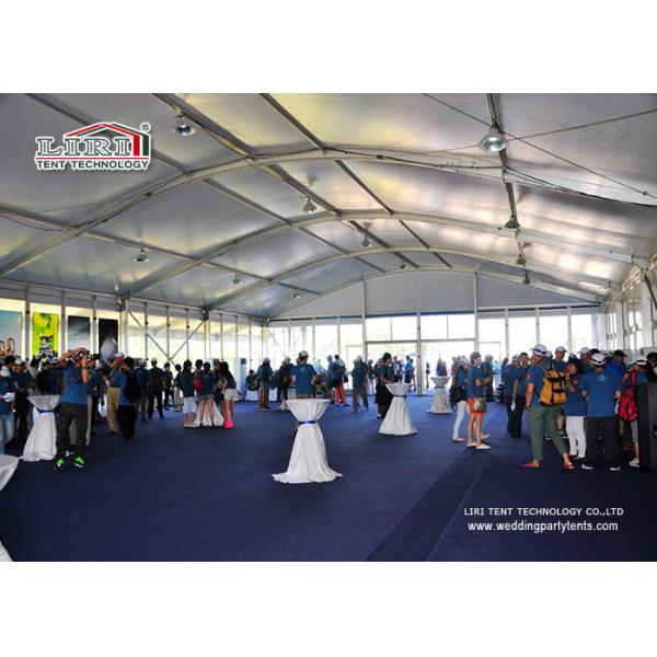 Пядь ясности ширины структуры 25m твердых шатров партии стены напольных алюминиевая