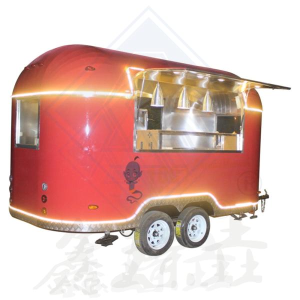 Fully Equipped Electric Pizza Oven Food Truck for Customized Mobile Fast Food Trailer
