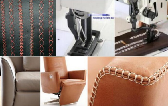 Double Needle Heavy Duty Thick Thread Ornamental Decorative Stitch Sewing Machine