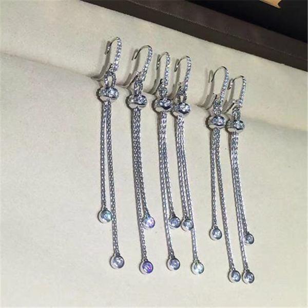 Luxury jewe factory earrings gold diamond  18k gold  white gold yellow gold rose gold diamond earrings