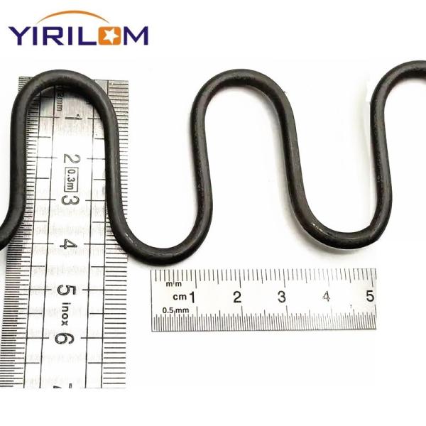 3.6 mm de acero de resorte zig zag plano y recto hecho para sofá