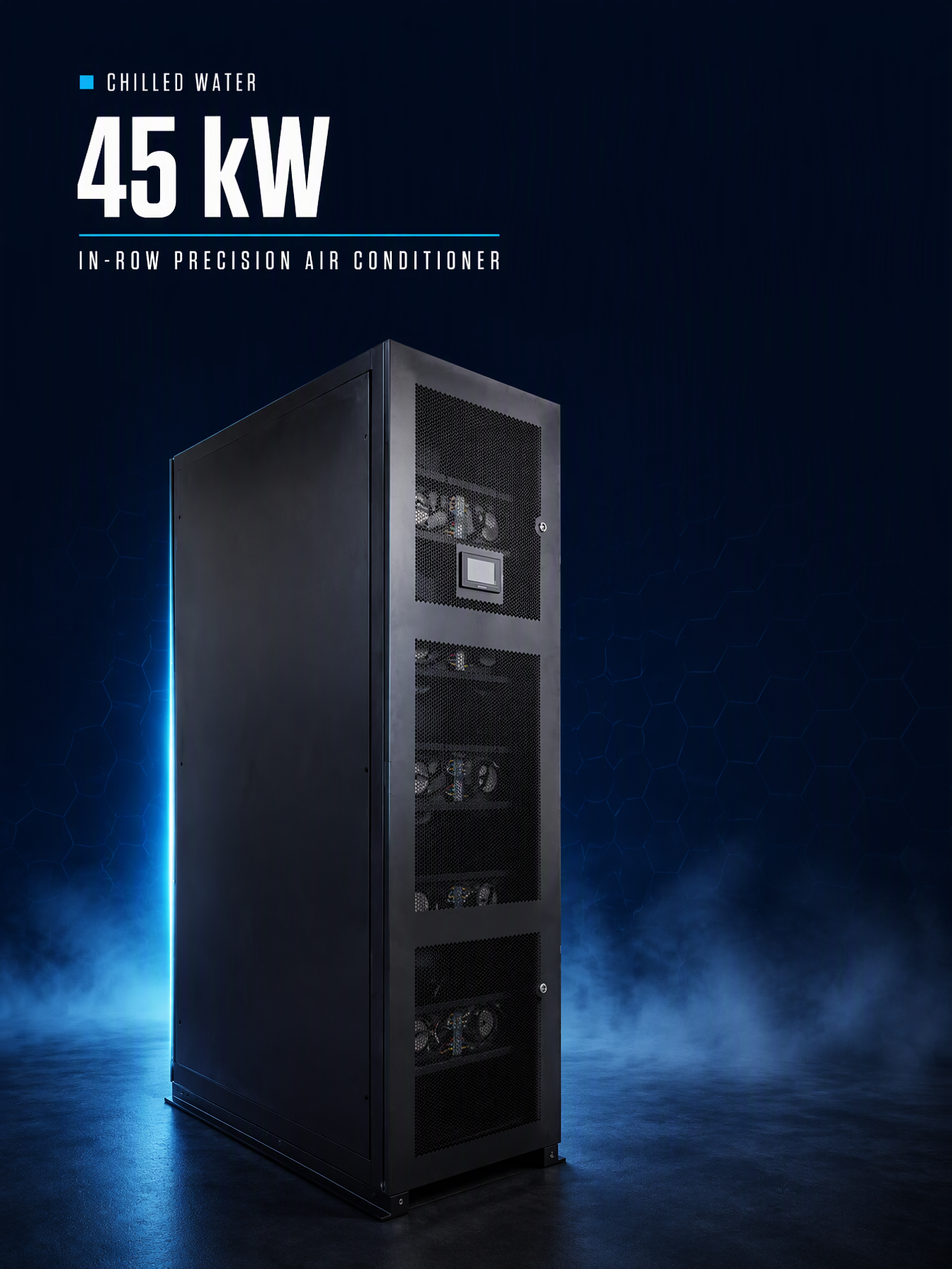 45kW Chilled Water In-row Precision Air Conditioning Unit, Close Coupled Cooling for Data Center Hotspot Mitigation