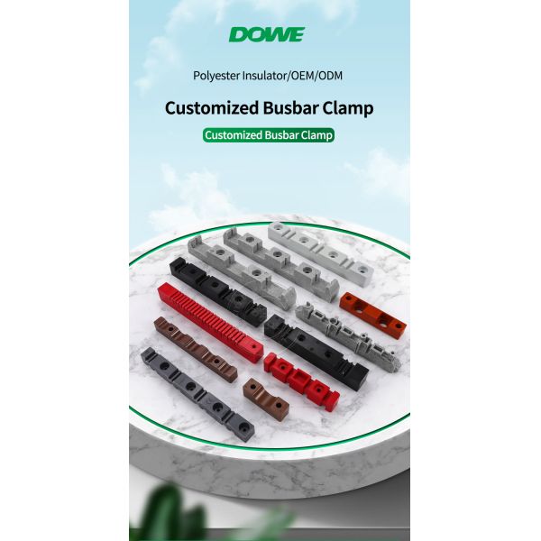 Customized Busbar Clamp Insulator Support Low Voltage Busbar Insulator Support Busbar Clamp