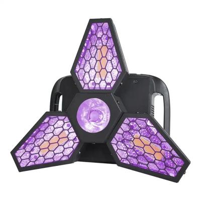 3* 60W RGB Infinitely Rotating Strobe Triangle Pixel Retro Effect Light